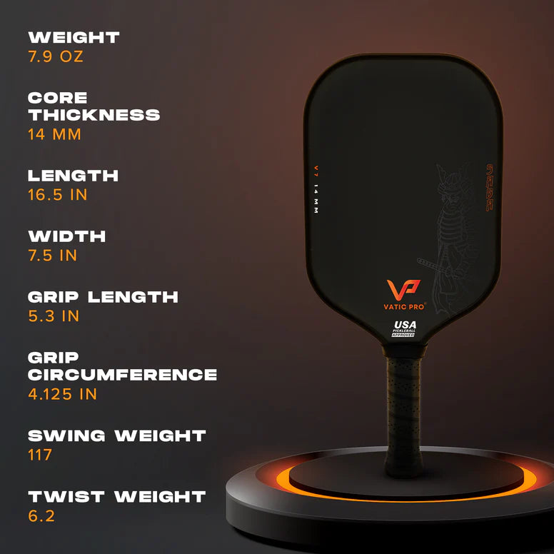 VaticPro Saga V7 14mm / バティックプロ SAGAシリーズ ピックルボールパドル