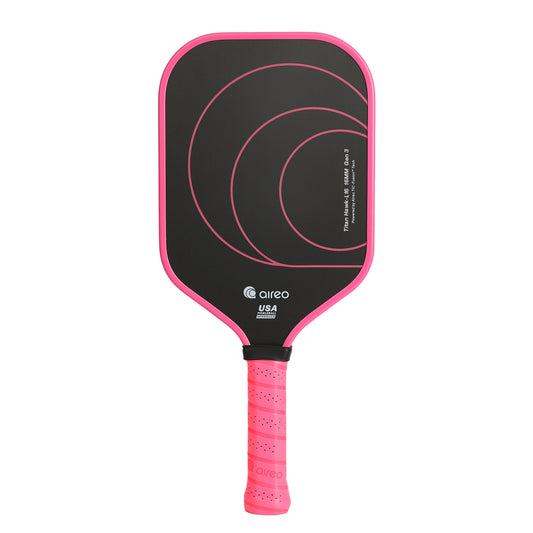 aireo - Titan Hawk-L16 Gen 3 Titanium Pickleball Paddle for Pros / エアリオ - タイタン ホークL16 Gen3 チタニウム ピックルボールパドル フォープロズ