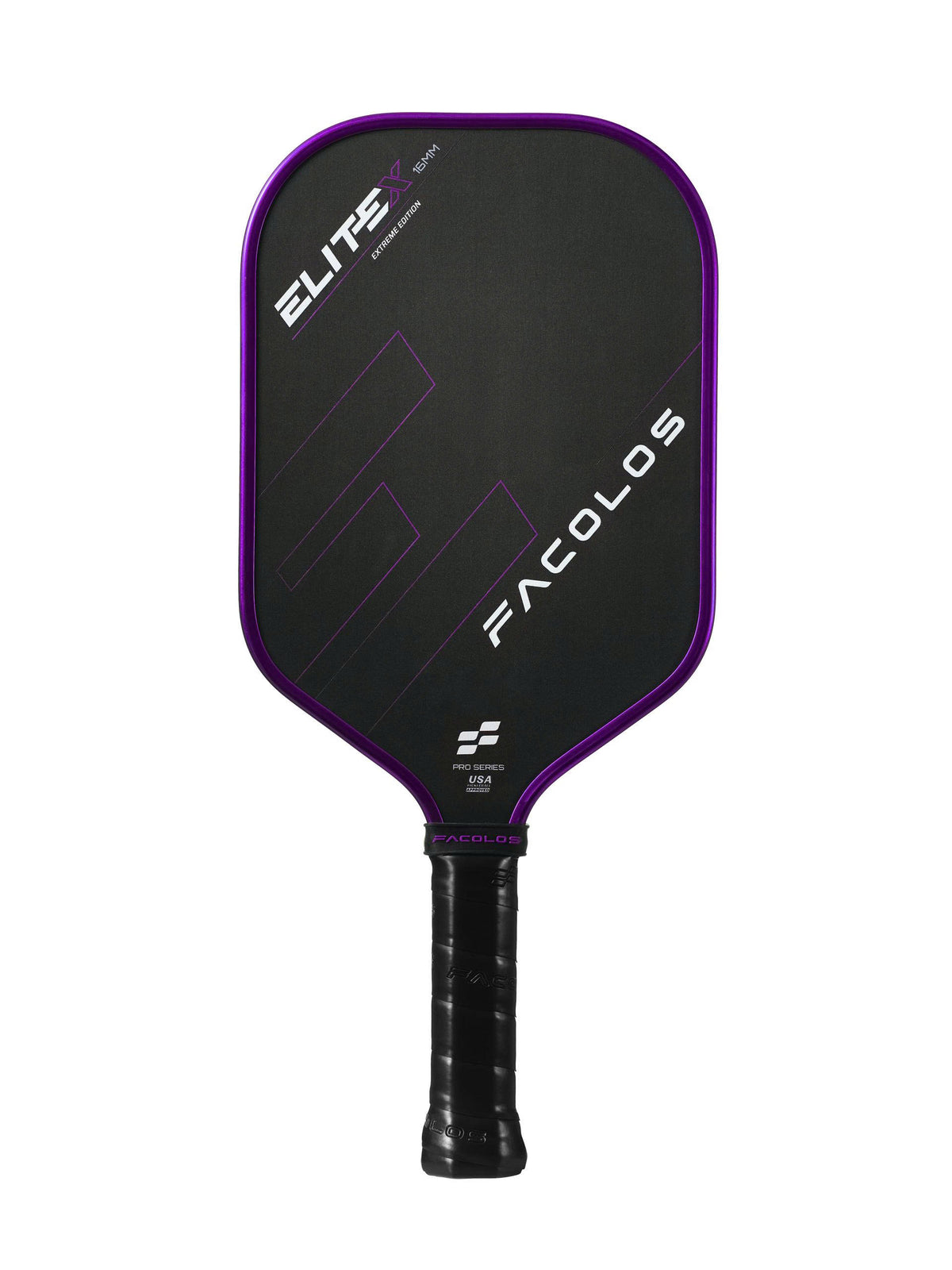 Elite X Elongated Chrome 16mm - Pickleball Pro Series racket - FACOLOS / エリートエックス エロンゲイティッド クローム 16ミリ - ファコロス