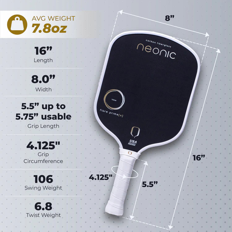 neonic flare prime x/ネオニック フレア プライム エックス ピックルボールパドル