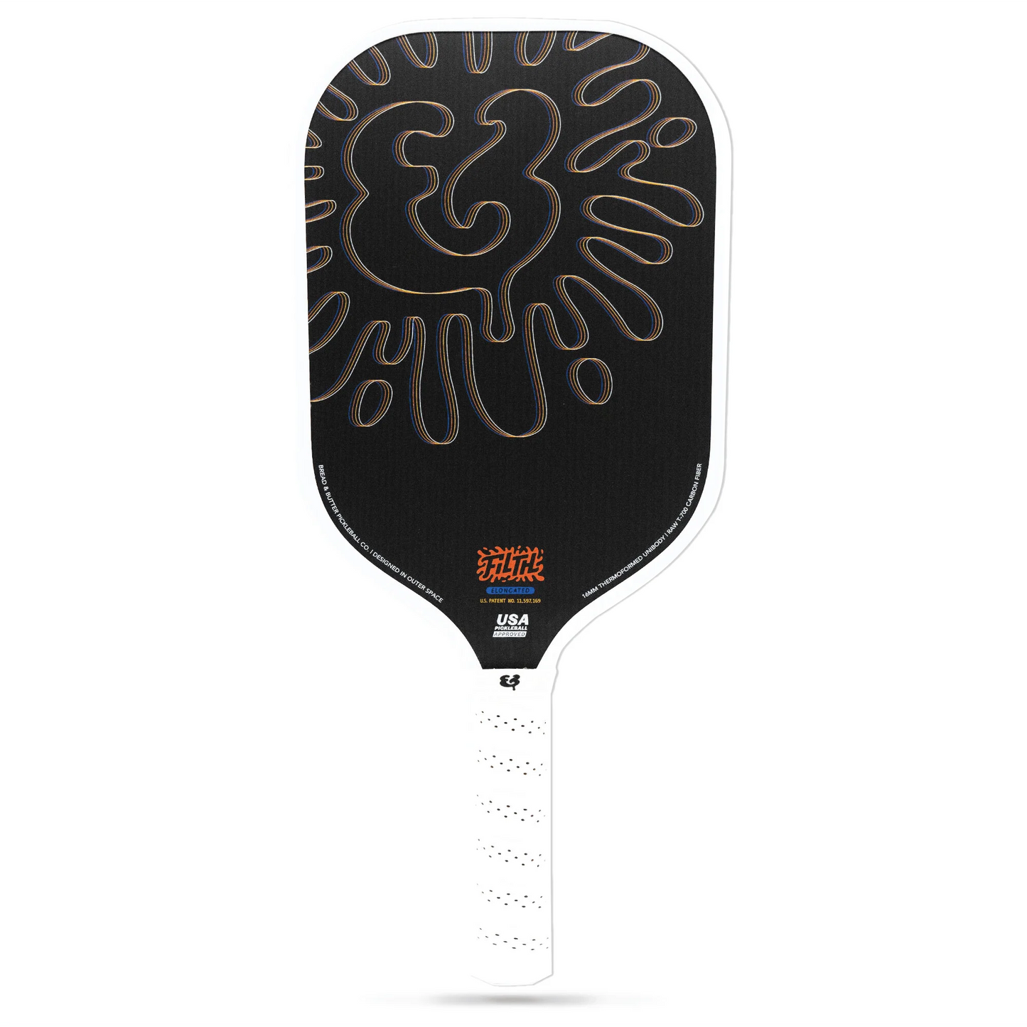 Bread&Butter - The Filth 16mm Pickleball Paddle- Elongated / ブレッド&バター - ザ・フィルス 16ミリ ピックルボールパドル - エロンゲイティッド