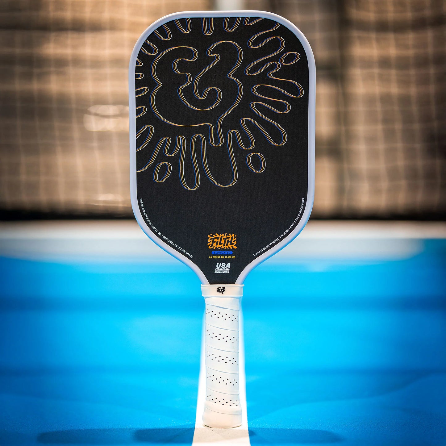 Bread&Butter - The Filth 16mm Pickleball Paddle- Elongated / ブレッド&バター - ザ・フィルス 16ミリ ピックルボールパドル - エロンゲイティッド