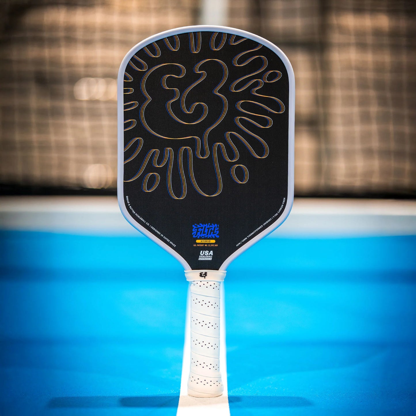 Bread&Butter - The Filth 16mm Pickleball Paddle- Hybrid / ブレッド&バター - ザ・フィルス 16ミリ ピックルボールパドル - ハイブリッド
