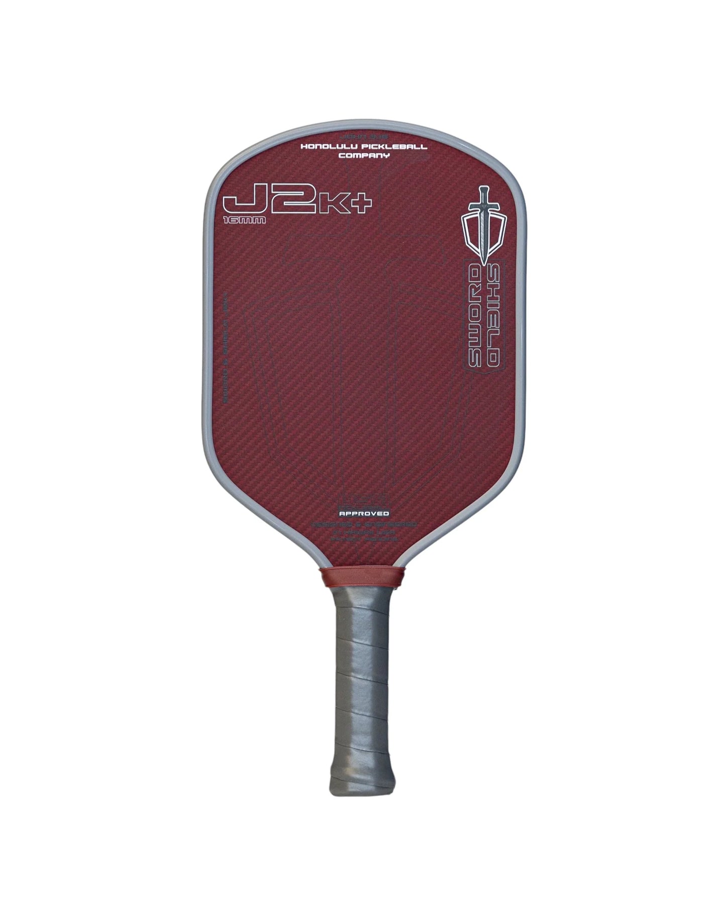 Honolulu Pickleball SWORD & SHIELD J2K+/ホノルルピックルボール ソード&シールドJ2K+ パドル