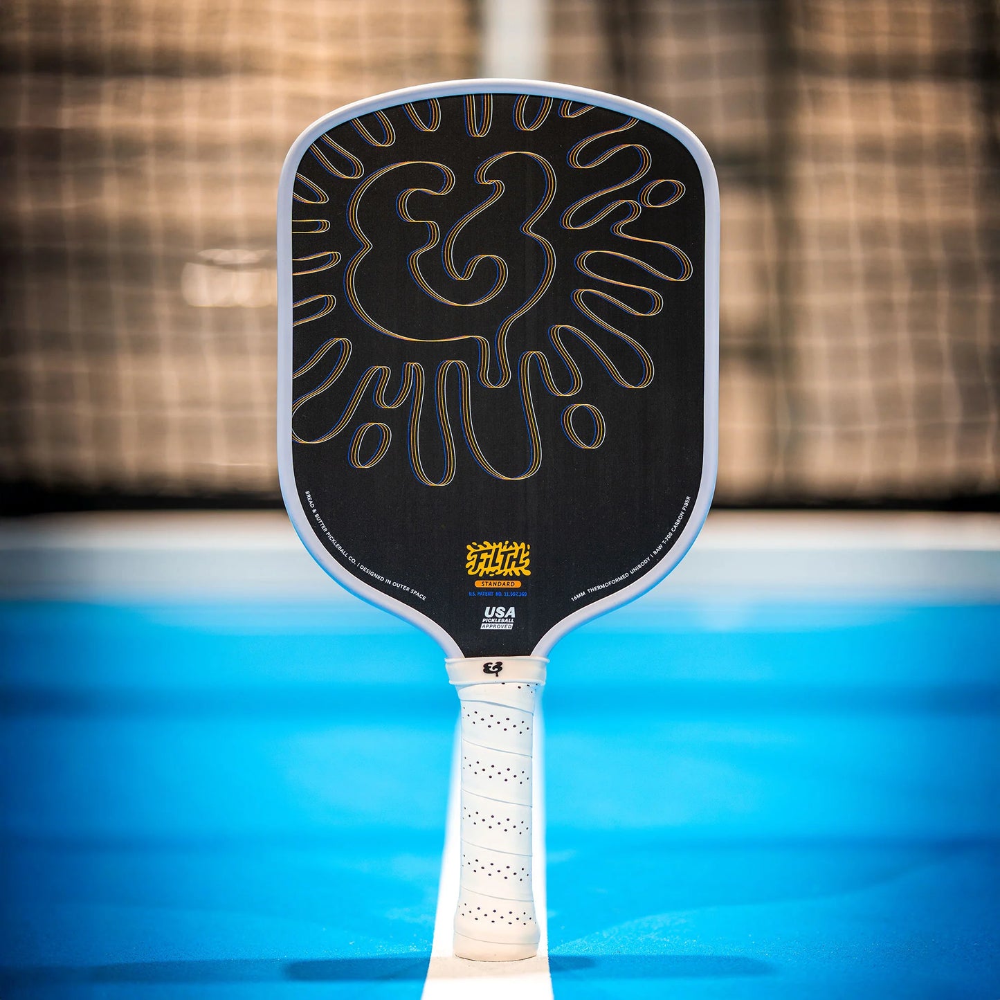 Bread&Butter - The Filth 16mm Pickleball Paddle- Standard / ブレッド&バター - ザ・フィルス 16ミリ ピックルボールパドル - スタンダード