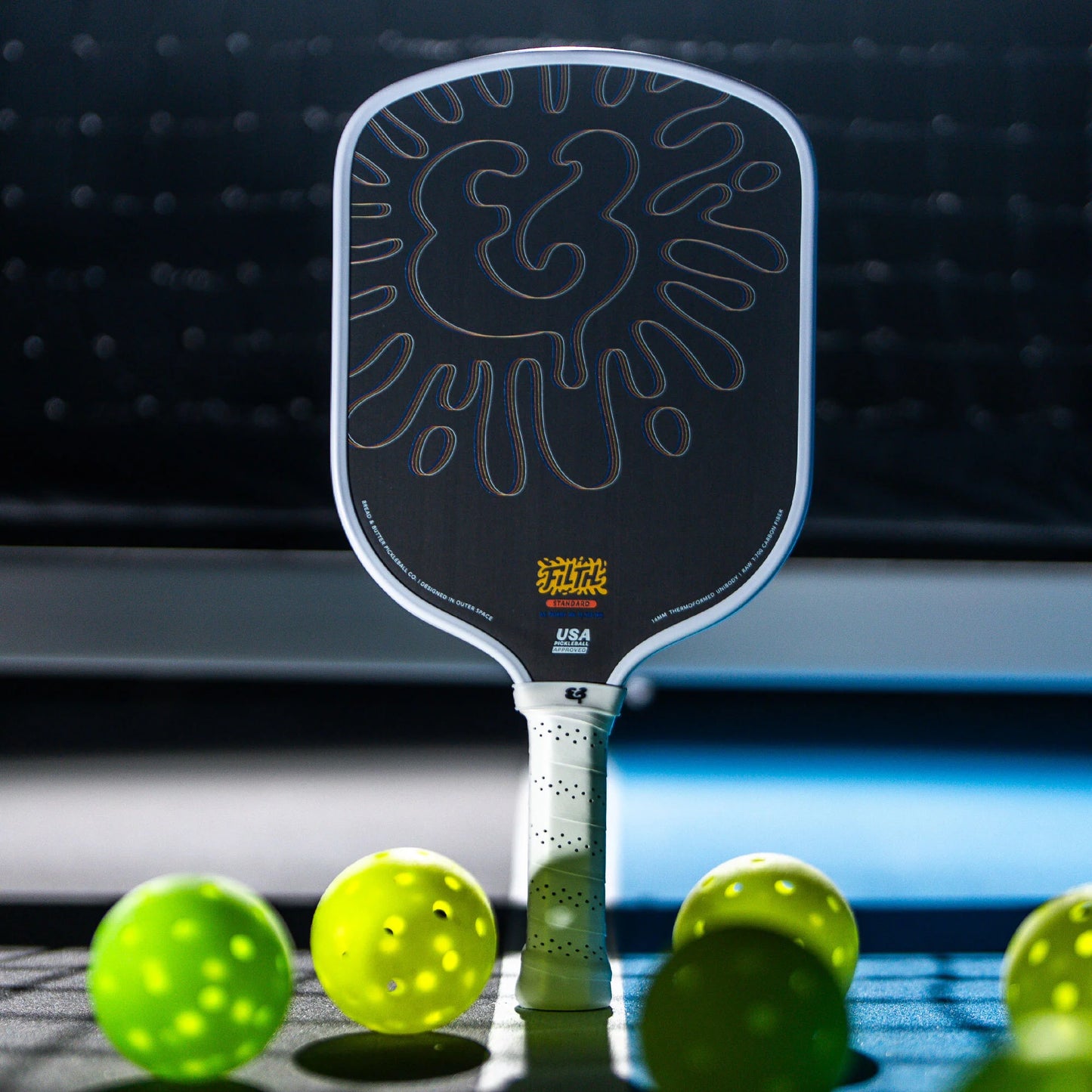 Bread&Butter - The Filth 16mm Pickleball Paddle- Standard / ブレッド&バター - ザ・フィルス 16ミリ ピックルボールパドル - スタンダード