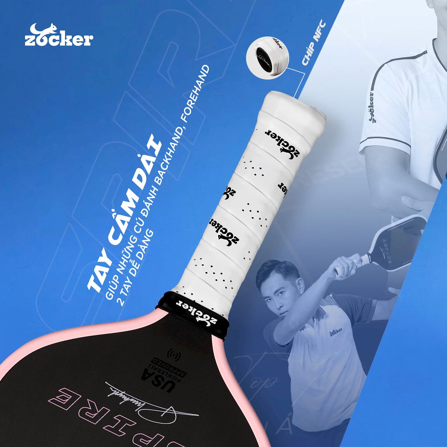 zocker - Aspire x Phuc Huynh 13.3mm / ゾッカー - アスパイア x フック フィン 13.3ミリ(アウトレット)