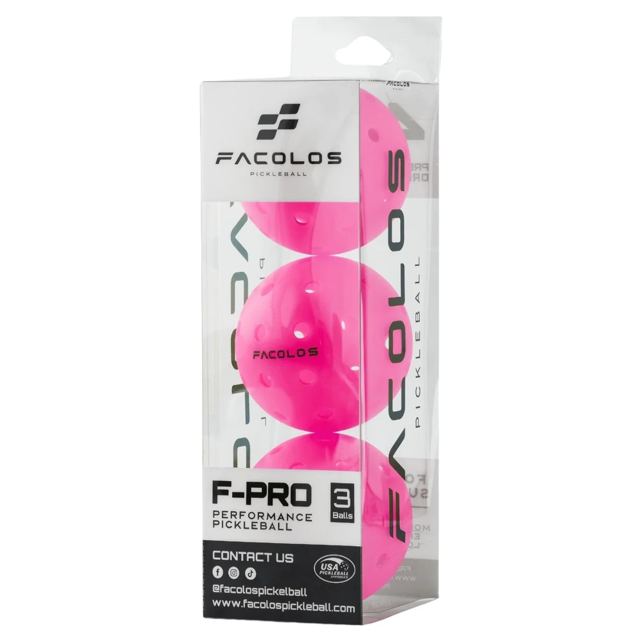FACOLOS - Gen 2 F-Pro Performance (3 Balls/Pack) / ファコロス - ジェンツー エフプロ パフォーマンス(3個入)