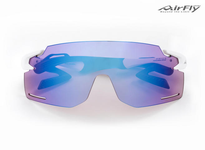 AirFly - AF-301 C-2BK (white frame / gray photochromic lenses) / エアフライ - AF-301 C-2BK(ホワイトフレーム/調光グレーレンズ)