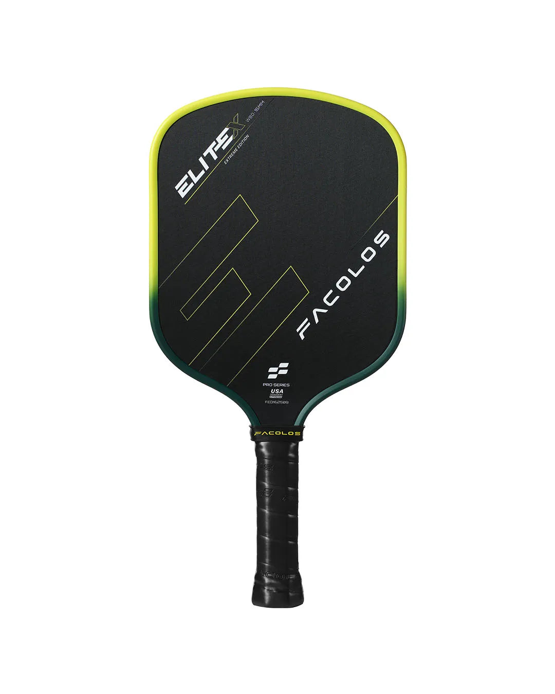 FACOLOS - Pickleball Pro Series racket - Elite X Wide Body (16mm) / ファコロス - ピックルボールプロシリーズラケット エリートエックス ワイドボディ（16ミリ）