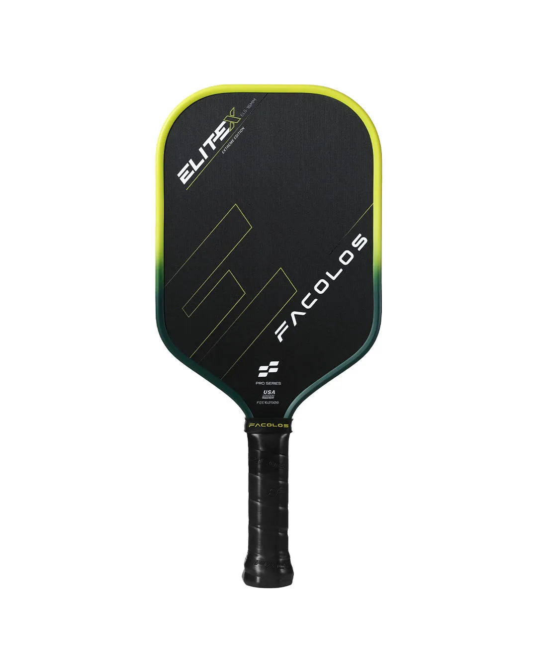 FACOLOS - Pickleball Pro Series racket - Elite X Elongated (16mm) / ファコロス - ピックルボールプロシリーズラケット エリートエックス エロンゲイティッド（16ミリ）