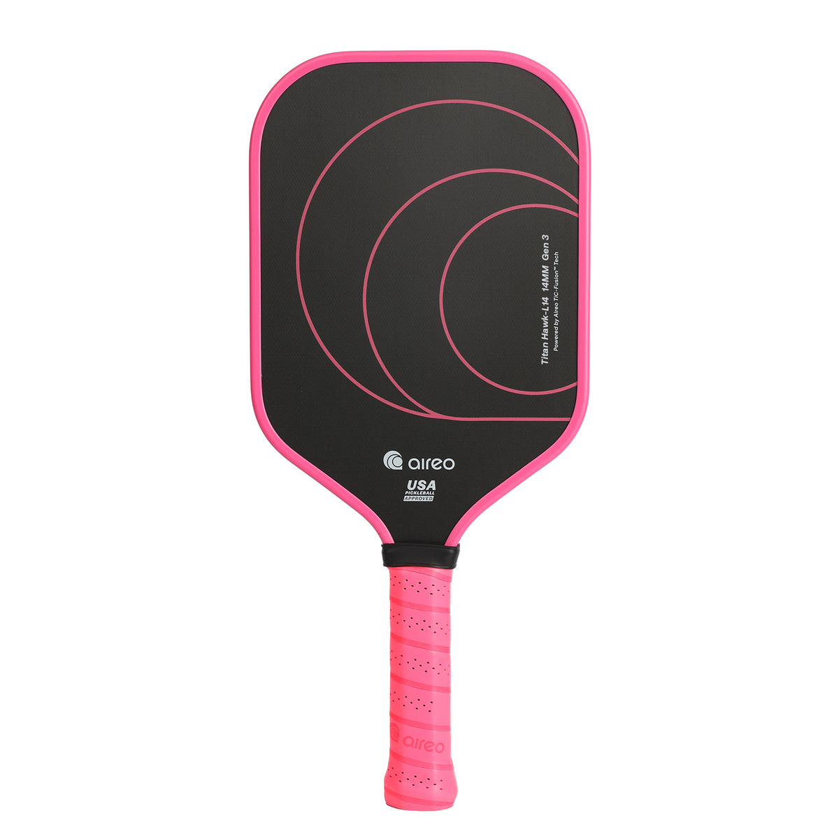 aireo - Titan Hawk-L14 Gen 3 Titanium Pickleball Paddle for Pros / エアリオ - チタン ホークL14 Gen3 チタニウム ピックルボールパドル フォープロズ
