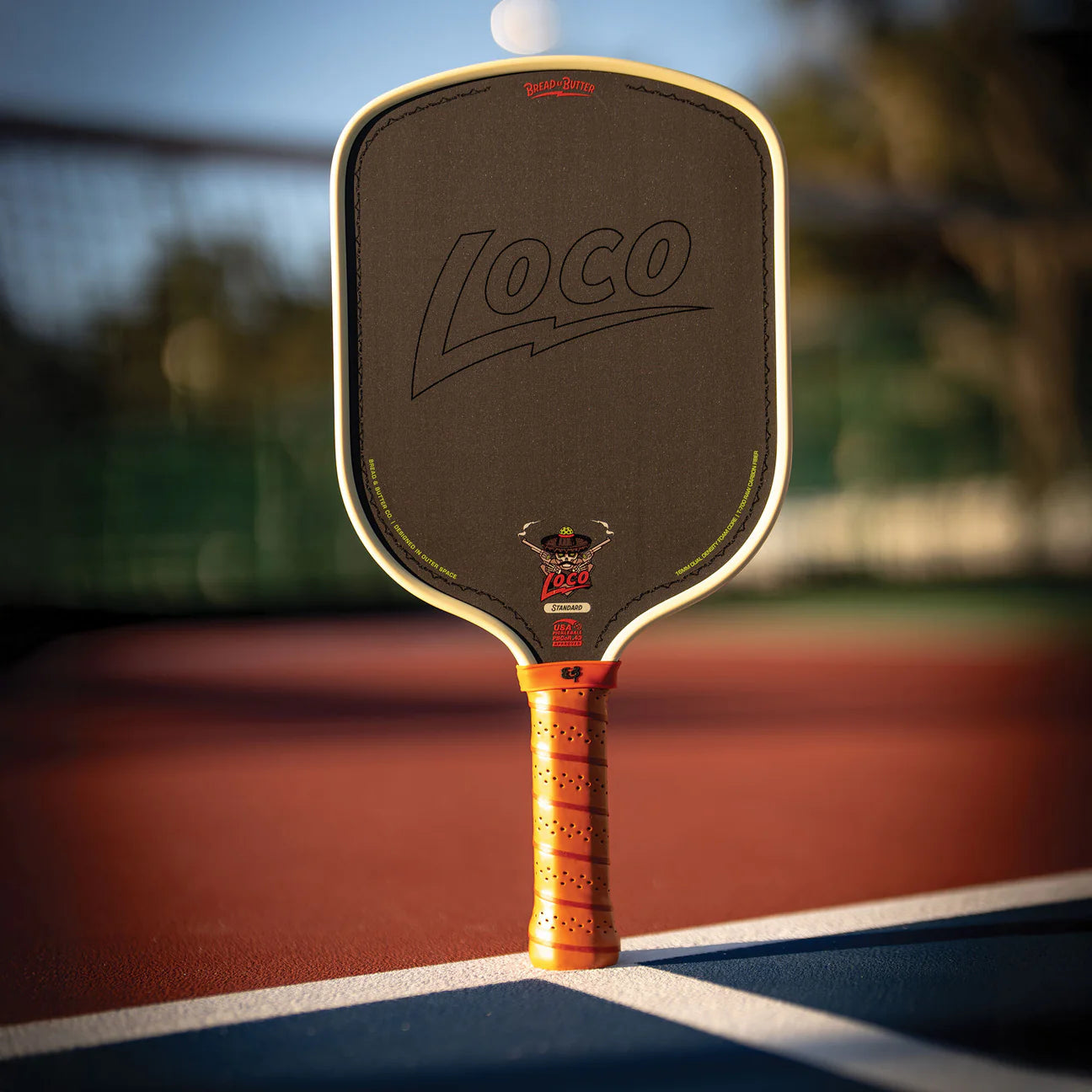 Bread&Butter - Loco 16mm Pickleball Paddle- Standard / ブレッド＆バター - ロコ 16ミリ ピックルボールパドル スタンダード