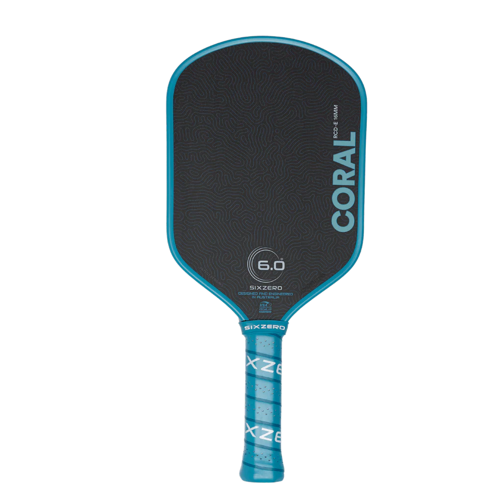 PNCL ANGlam Pinnacle マルーン　Bグレード Six Zero Black Opal 14mm Pickleball Paddle - PickleGO Store