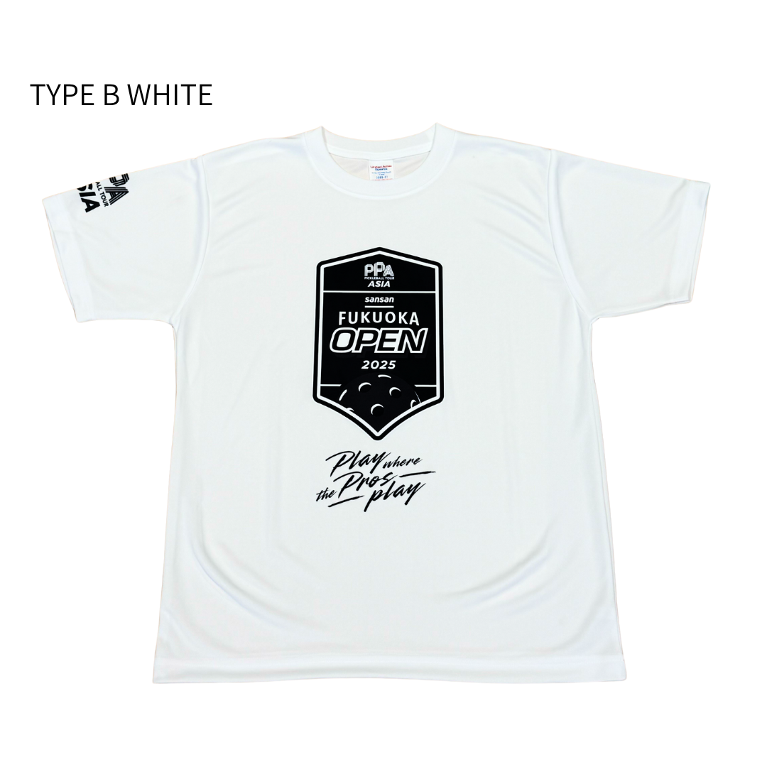 ピックルボールワン公式ショップ オフィシャルTシャツ(PPA TOUR ASIA ピックルボールワン公式ショップ オフィシャルTシャツ(PPA TOUR ASIA