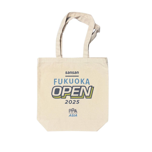 Pickleball one - PPA TOUR ASIA Sansan FUKUOKA OPEN 2025 Official Tote Bag / ピックルボールワン - ピーピーエーツアーアジア サンサン福岡オープン 2025 オフィシャル トートバッグ