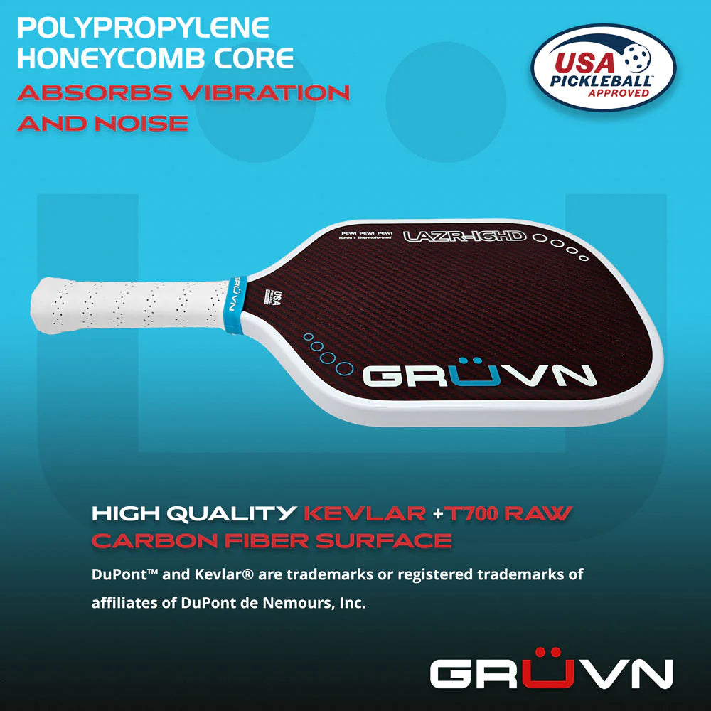 GRUVN - LAZR-16HD Pickleball Paddle / グルーヴン - レーザー16HD ピックルボールパドル