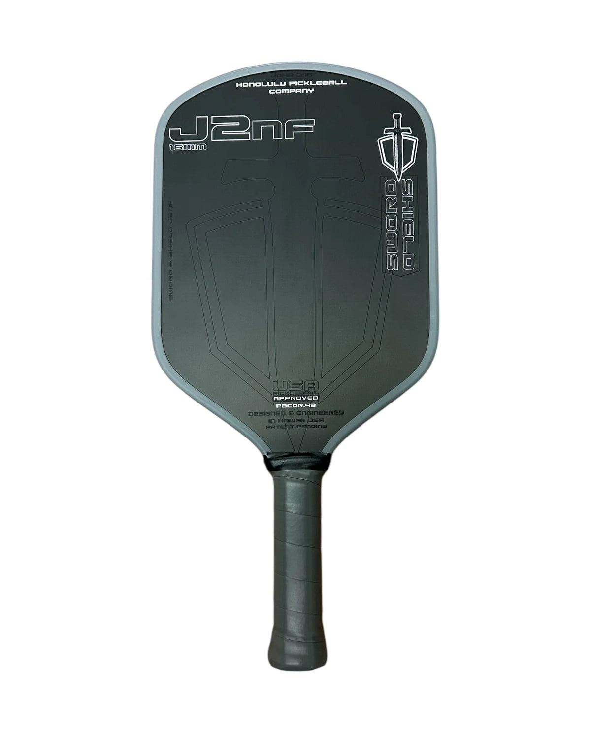 Honolulu J2CR ピックルボールパドル SWORD & SHIELD J2NF - Honolulu Pickleball / ソード＆シールド J2NF