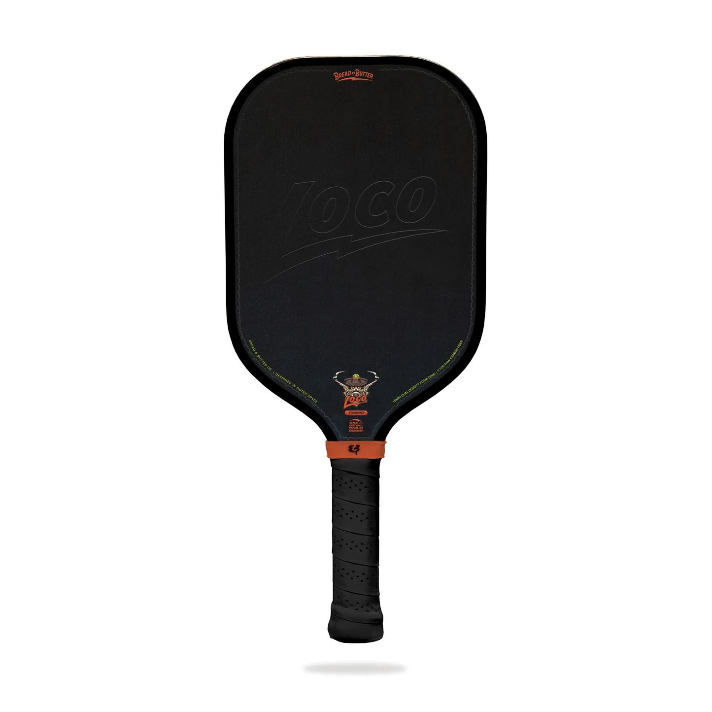 Bread&Butter - Loco 16mm Pickleball Paddle- Elongated / ブレッド＆バター - ロコ 16ミリ ピックルボールパドル エロンゲイティッド