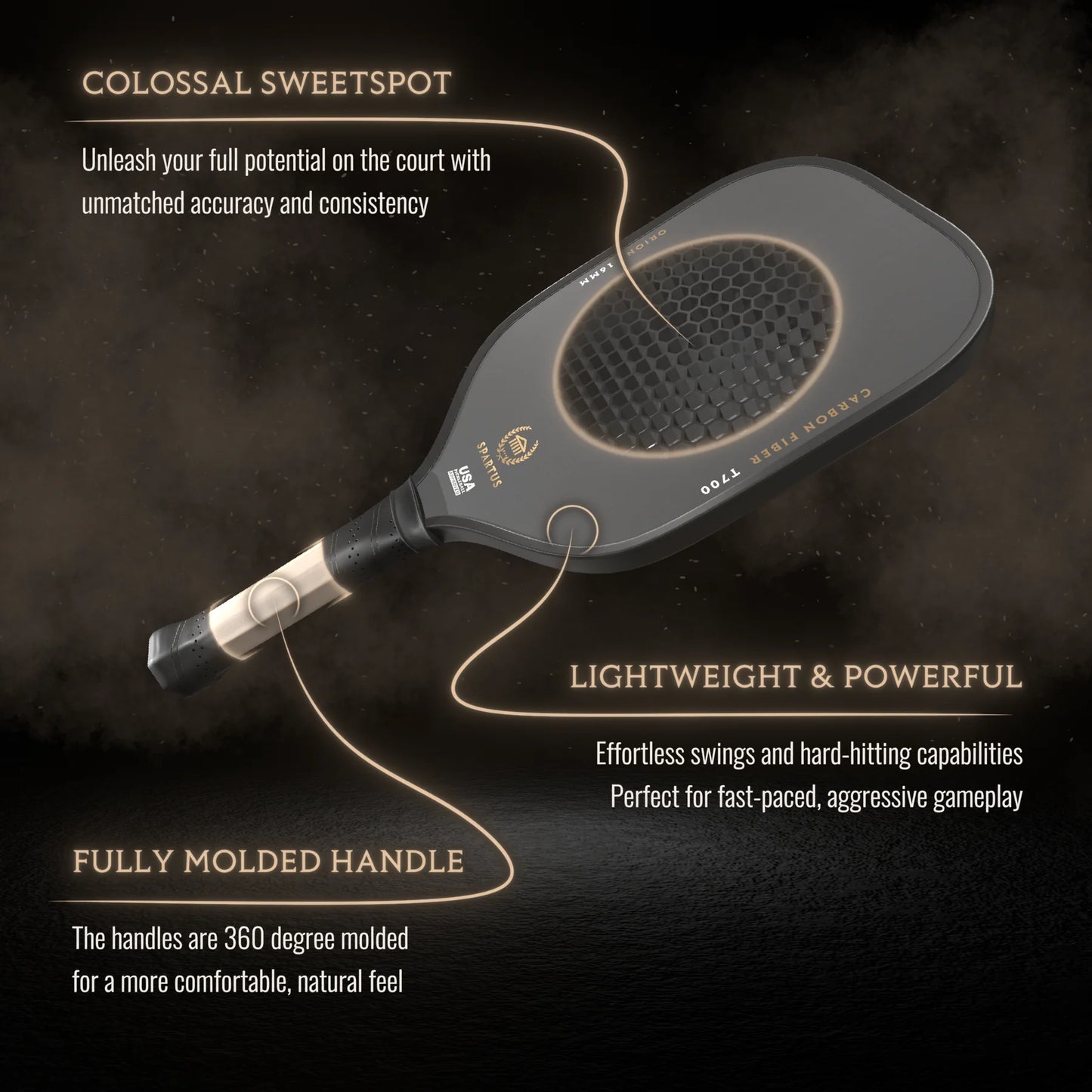 Spartus ORION APEX /スパルタス オリオン エイペックス ピックルボールパドル