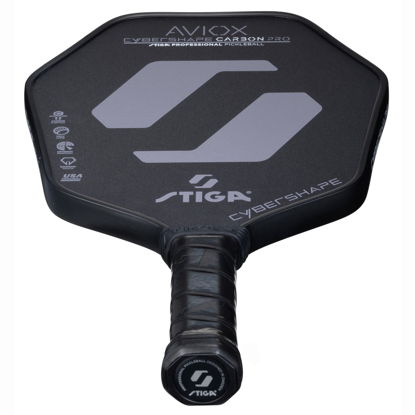 Pickleball Paddle Aviox Cybershape Carbon/アビオックス　サイバーシェイプ　カーボン