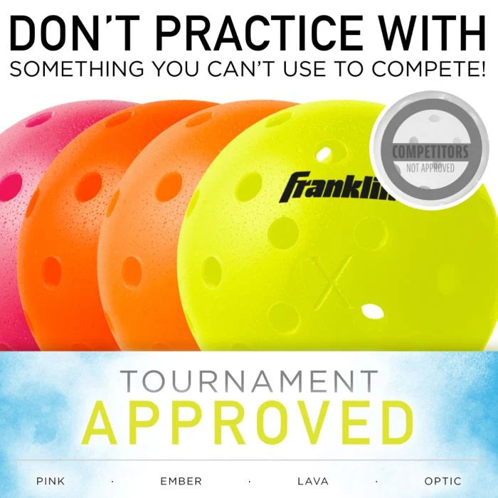 Franklin X-40 Outdoor Pickleballs 12個セット