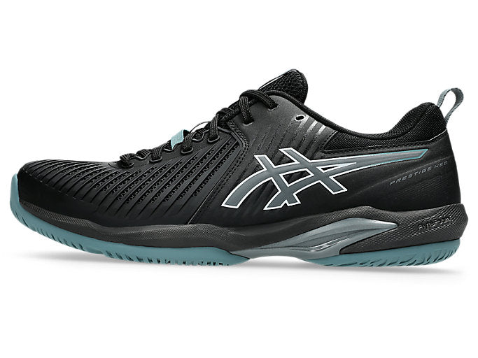 ASICS PRESTIGE NEO Black/Steel Grey 左側面