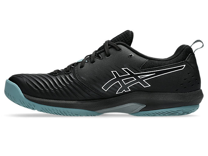 ASICS PRESTIGE NEO Black/Steel Grey 左側面別角度