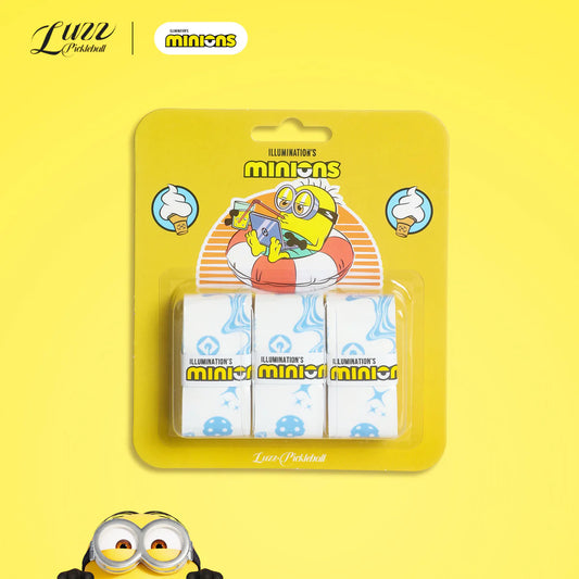Luzz x Minions Professional Pickleball Grip Tape 3-Piece Set - Luzz Pickleball / ラズ × ミニオンズ プロフェッショナル ピックルボール グリップ テープ 3個入 - ラズピックルボール