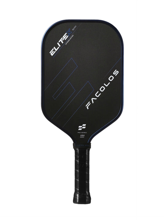 FACOLOS - Elite X Elongated Chrome (16mm) - Pickleball Pro Series racket / ファコロス - エリートエックス エロンゲイティッド クローム (16ミリ) - ピックルボールプロシリーズラケット