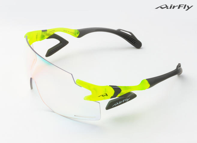 AirFly - AF-301 C-31BK (neon frame / gray photochromic lenses) / エアフライ - AF-301 C-31BK（ネオンフレーム／調光グレーレンズ）