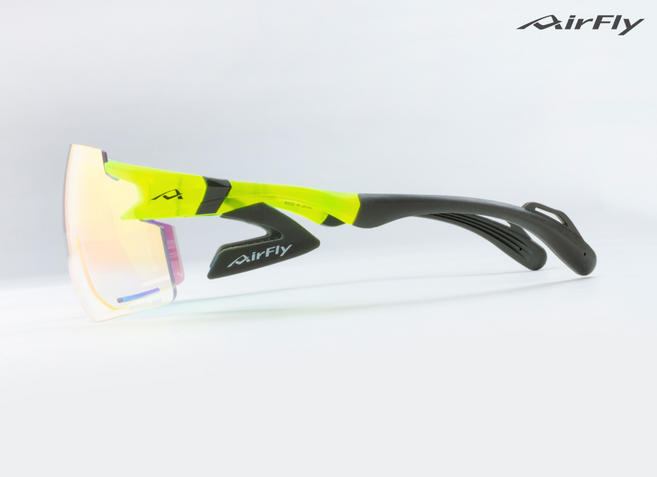 AirFly - AF-301 C-31BK (neon frame / gray photochromic lenses) / エアフライ - AF-301 C-31BK（ネオンフレーム／調光グレーレンズ）