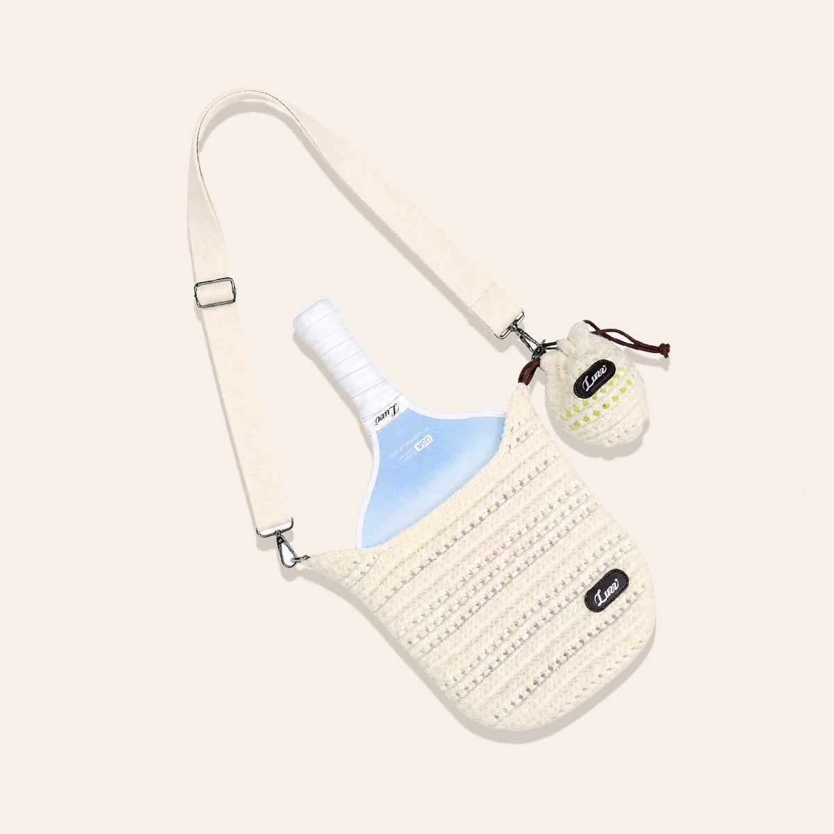 Casual Woven Pickleball Paddle Cover - Luzz Pickleball / カジュアルウーヴン ピックルボールパドルカバー - ラズピックルボール 商品画像 3