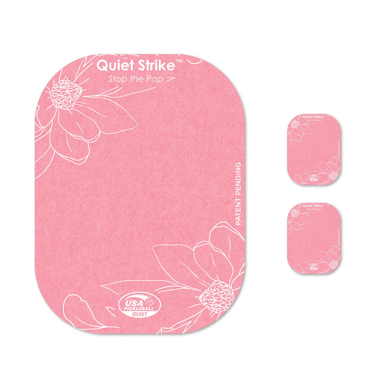 Pickleball Paddle Pads Rectangle - Quiet Strike / ピックルボールパドルパッド レクタングル - クワイエットストライク