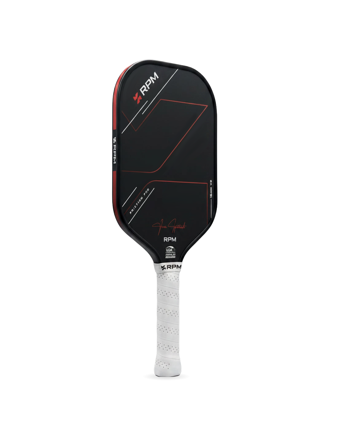 RPM Friction Pro V2 16mm Hybrid Flat Top パドル斜め正面