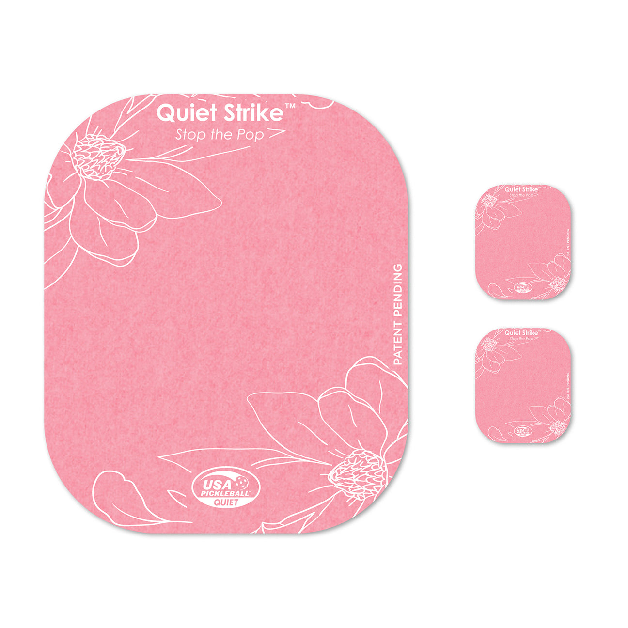 Pickleball Paddle Pads Square - Quiet Strike / ピックルボールパドルパッド スクエア - クワイエットストライク