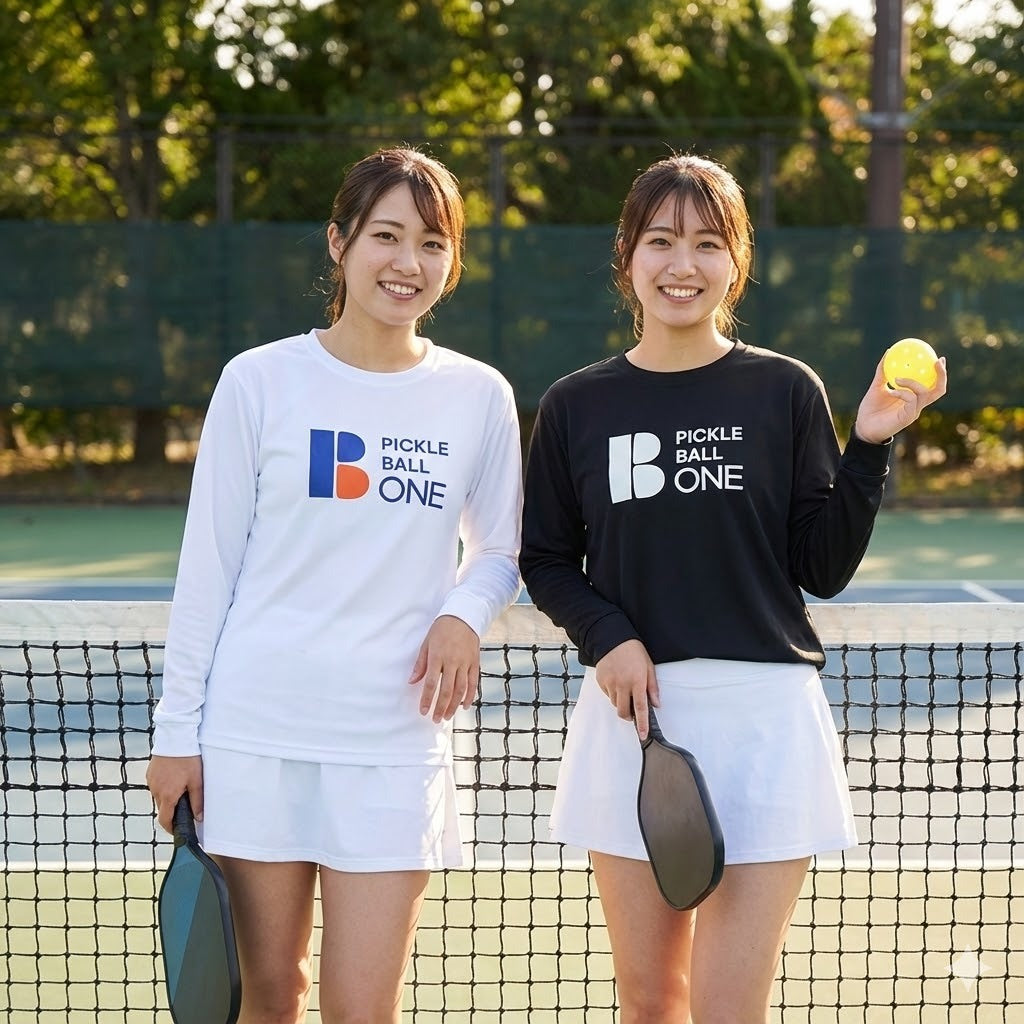 Official Dry Long T-Shirts - PICKLEBALL ONE / オフィシャルドライロングTシャツ - ピックルボールワン