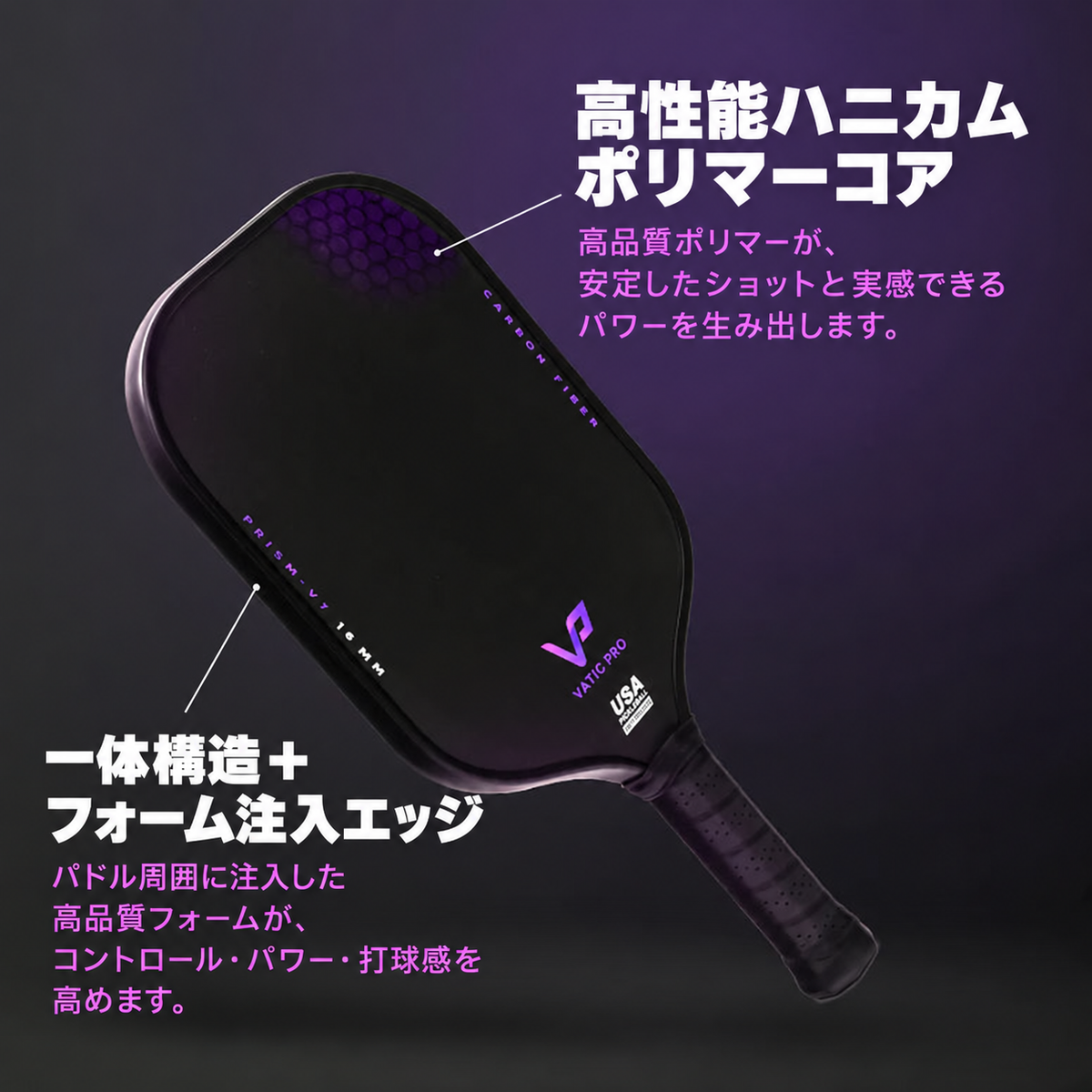 Vatic Pro PRISM V7 コア・エッジ構造 日本語説明